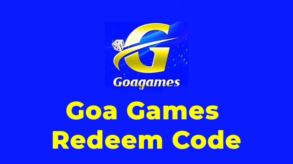 goa games redeem code